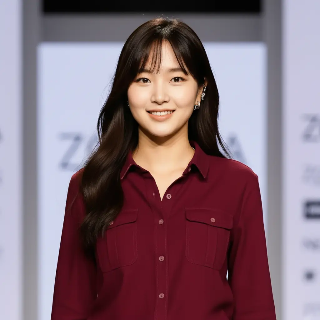 Women Premium Maroon Shirt – Full Sleeve